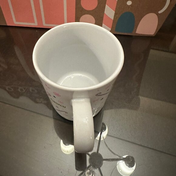 Pink and Green Grinch w/glitter pink accenting and candy canes Mug NWT - Picture 6 of 6